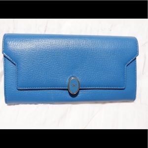 Anya Hindmarch blue wallet